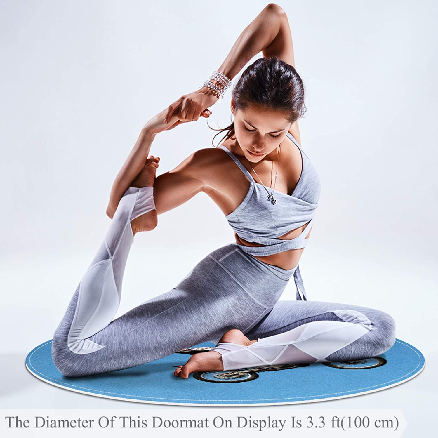 Multiple Size Play Mat Motocross Stylish Baby Play Mat for Crawling, Playing & Yoga \xe2\x80\x93 Non