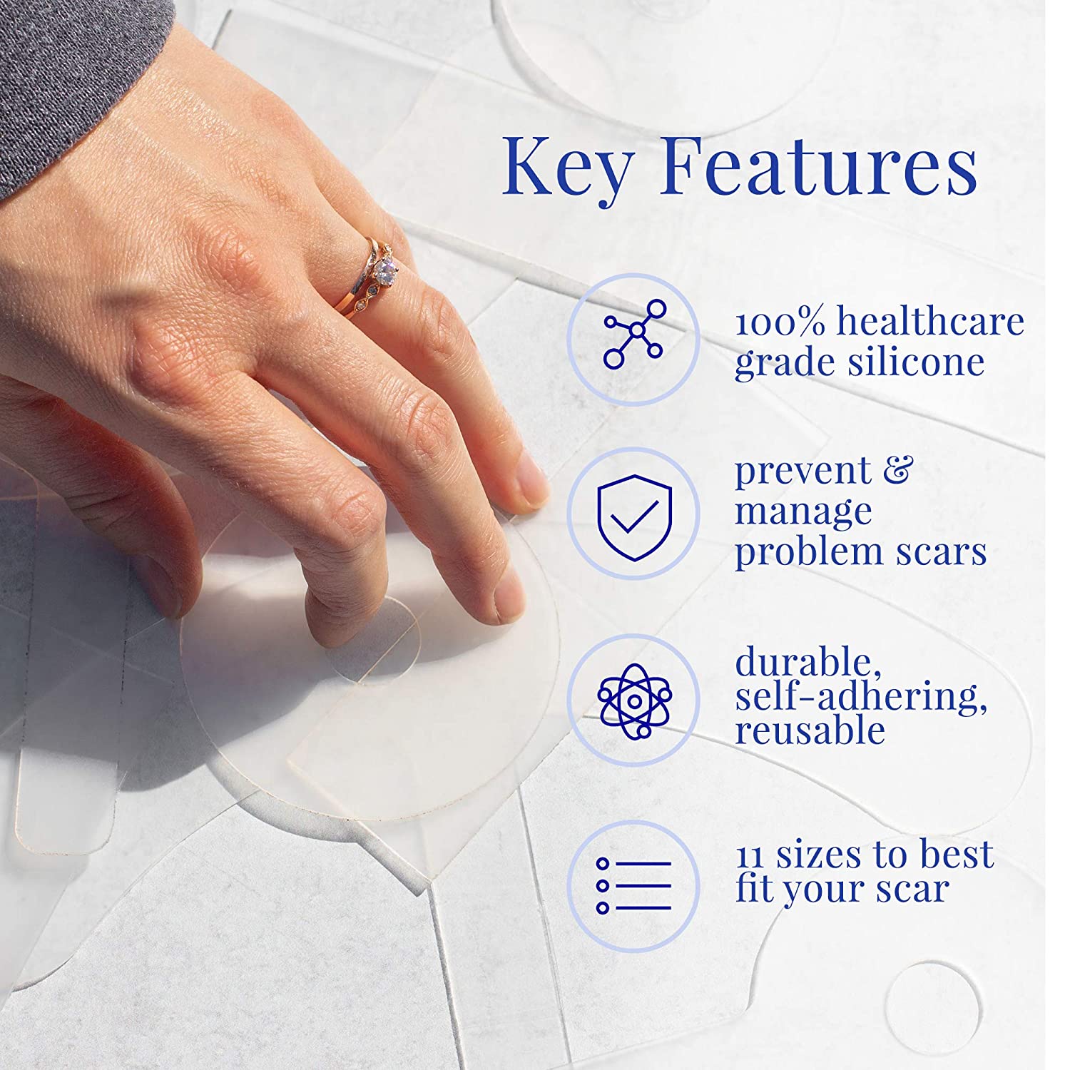 Rejuvaskin Scar Heal Kit for Breast Procedures Breast Lollipop Pair