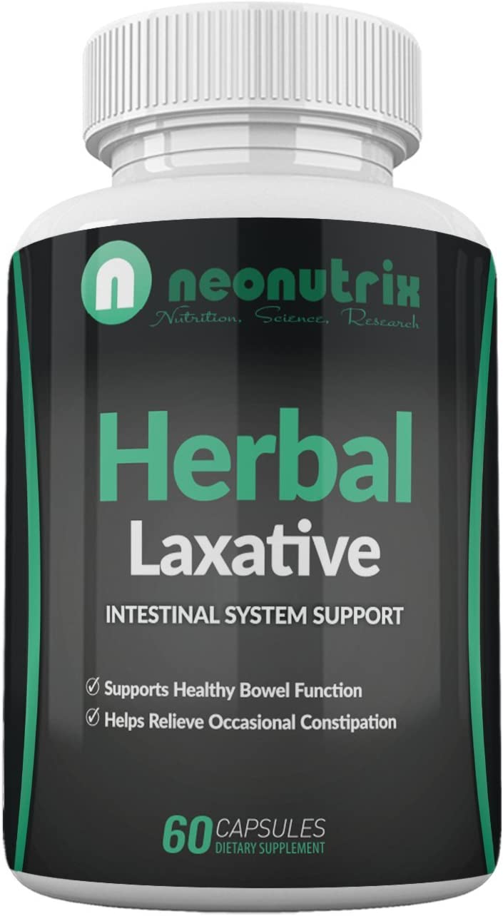 Natural Laxative Psyllium Husk Capsules Constipation Relief & Healthy Bowel Movement Colon Cleanse &