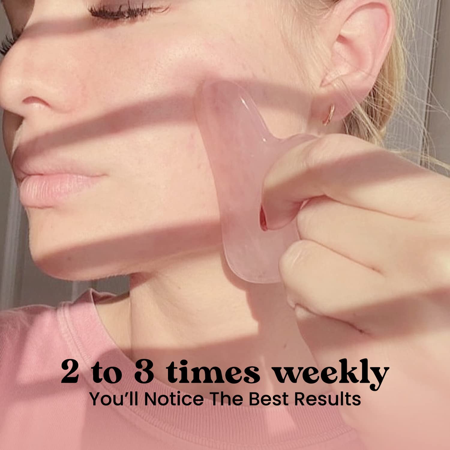 ROSELYNBOUTIQUE Gua Sha Facial Tools - Skin Care Tools Natural Massager for Skincare Face Body Relie