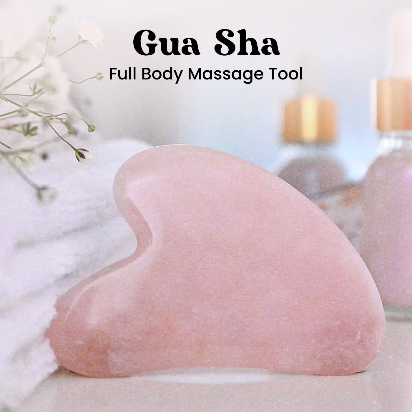 ROSELYNBOUTIQUE Gua Sha Facial Tools - Skin Care Tools Natural Massager for Skincare Face Body Relie