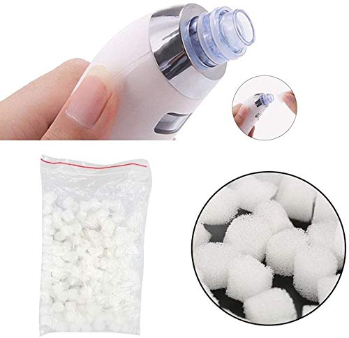 Blackhead Removal Sponge,100 pcs Replacement Filter Sponge For Vacuum Blackhead Removal Device Acces