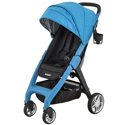 Larktale Chit Chat Compact Lightweight Travel Stroller, Freshwater Blue