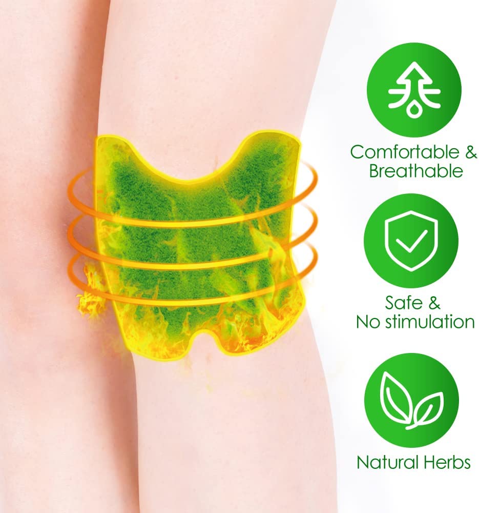 Sumifun Pain Patch, 96 Counts Knee Cervical Plaster for Muscle, Joint Ache, Arthritis Pain Relief, W