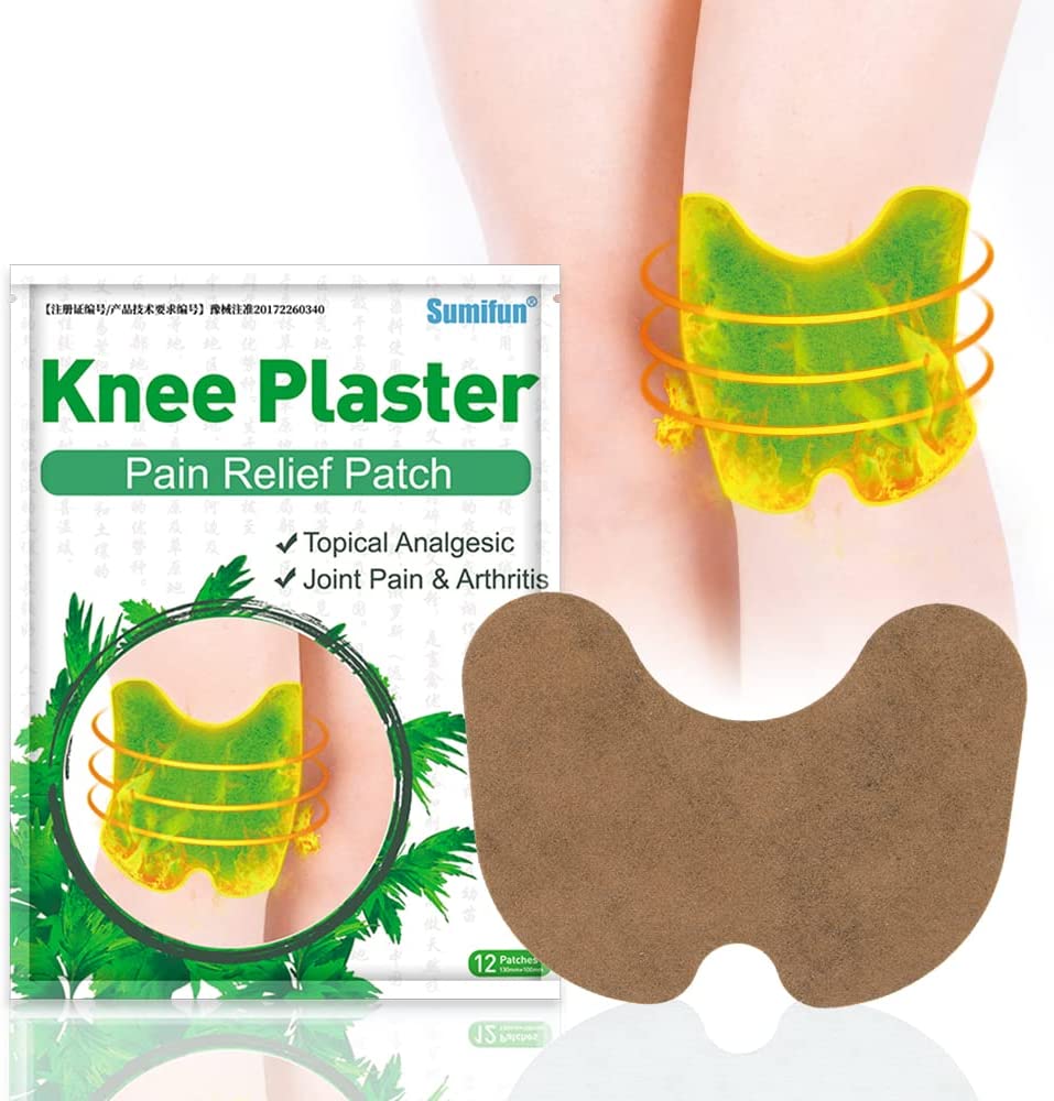Sumifun Pain Patch, 96 Counts Knee Cervical Plaster for Muscle, Joint Ache, Arthritis Pain Relief, W