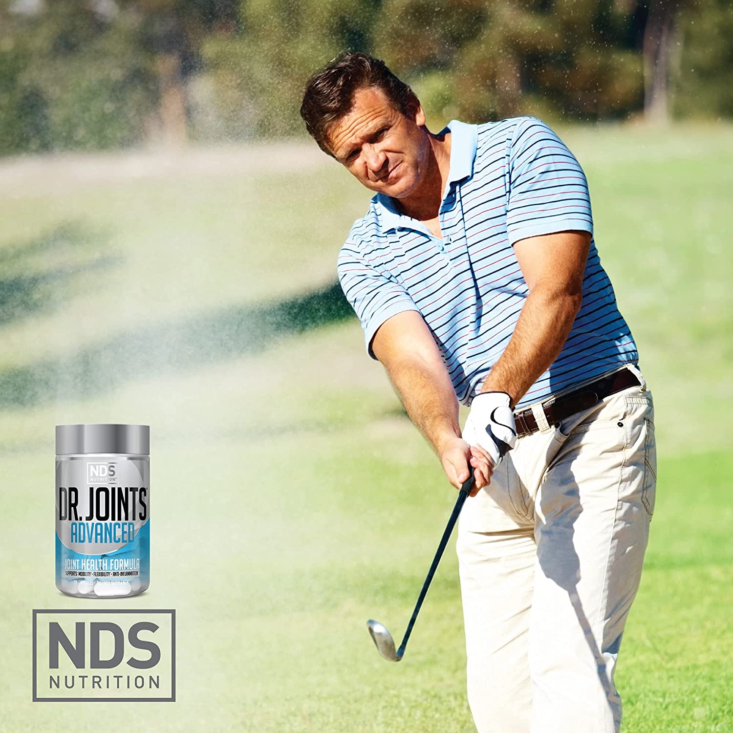 NDS Nutrition Dr. Joints - Advanced Joint Health Formula with FruiteX-B, Glucosamine, & Chondroitin 