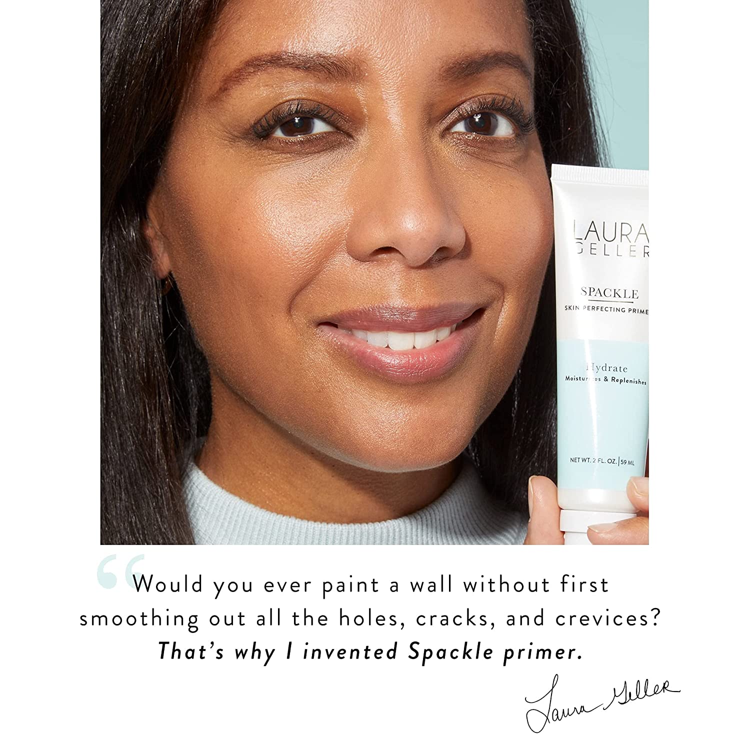 LAURA GELLER Spackle Skin Perfecting Golden Sheen Makeup Primer with