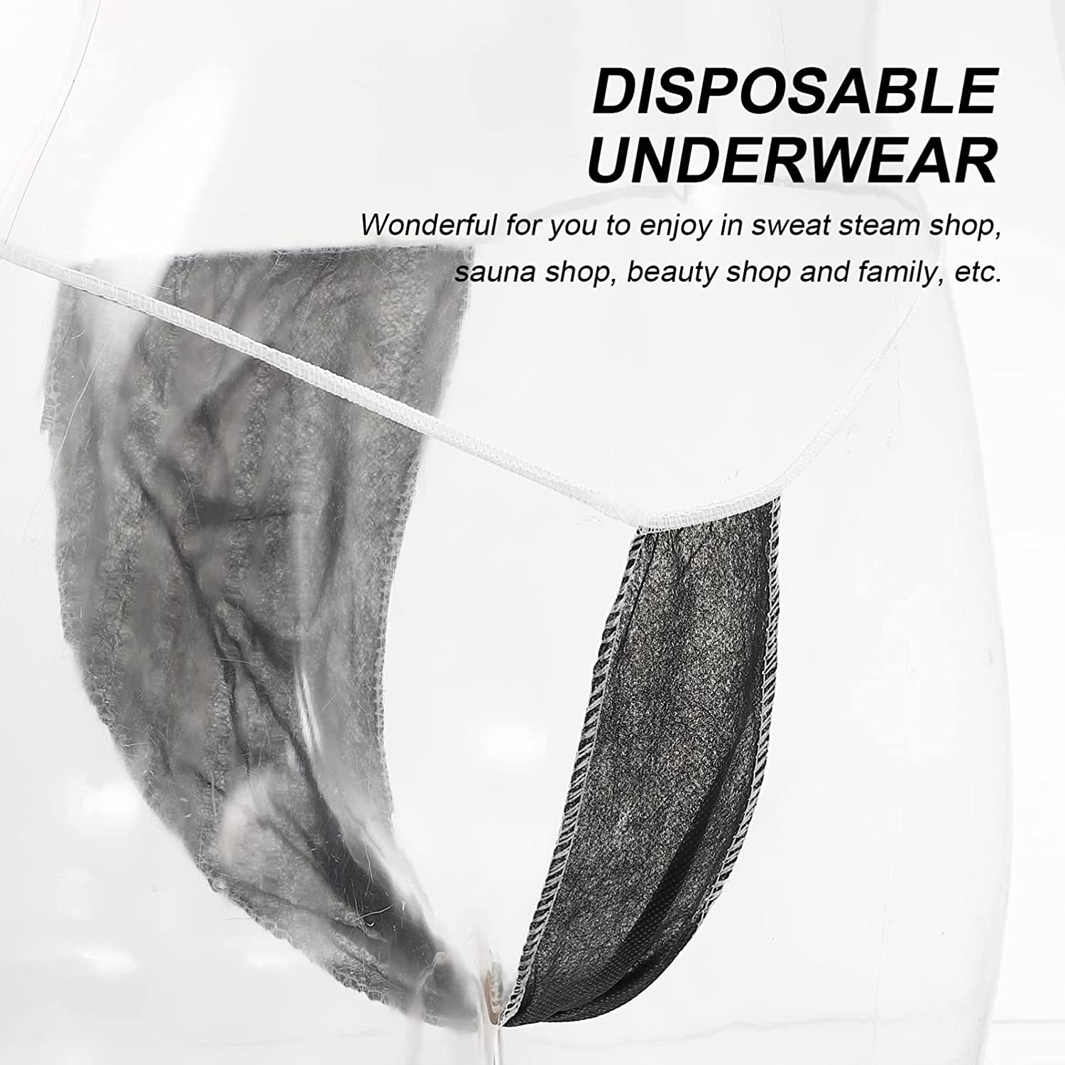 Disposable Panties for Women Spa: 100pcs T Thong Underwear Spay Tanning Wraps Spa Underwear for Wome
