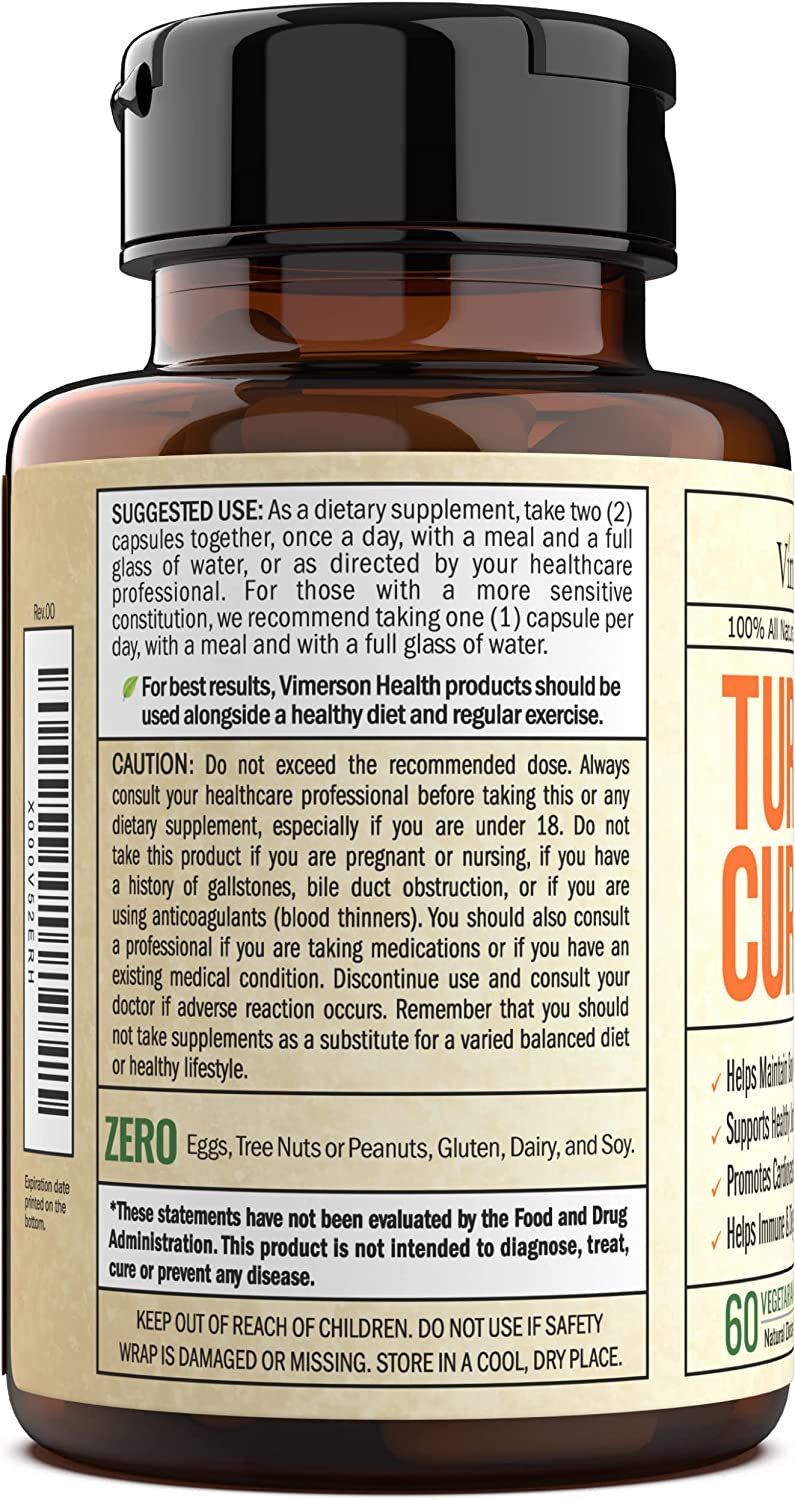 Bundle Vegan Glucosamine Chondroitin Joint Support Supplement Without Shellfish + Turmeric Curcumin 