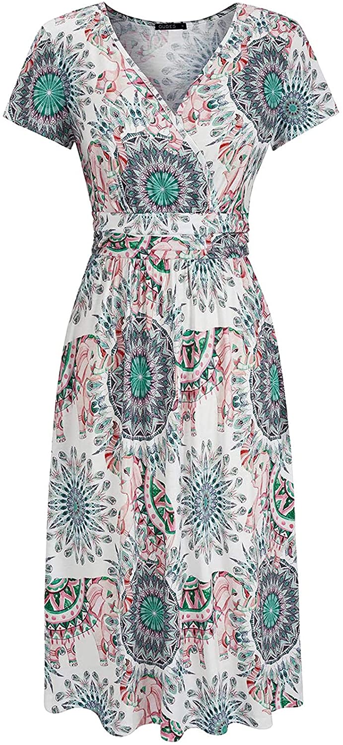 WYTong Women Summer Casual Sleeveless Mini Plain Pleated Tank Vest Dresses Beach Maxi Dress