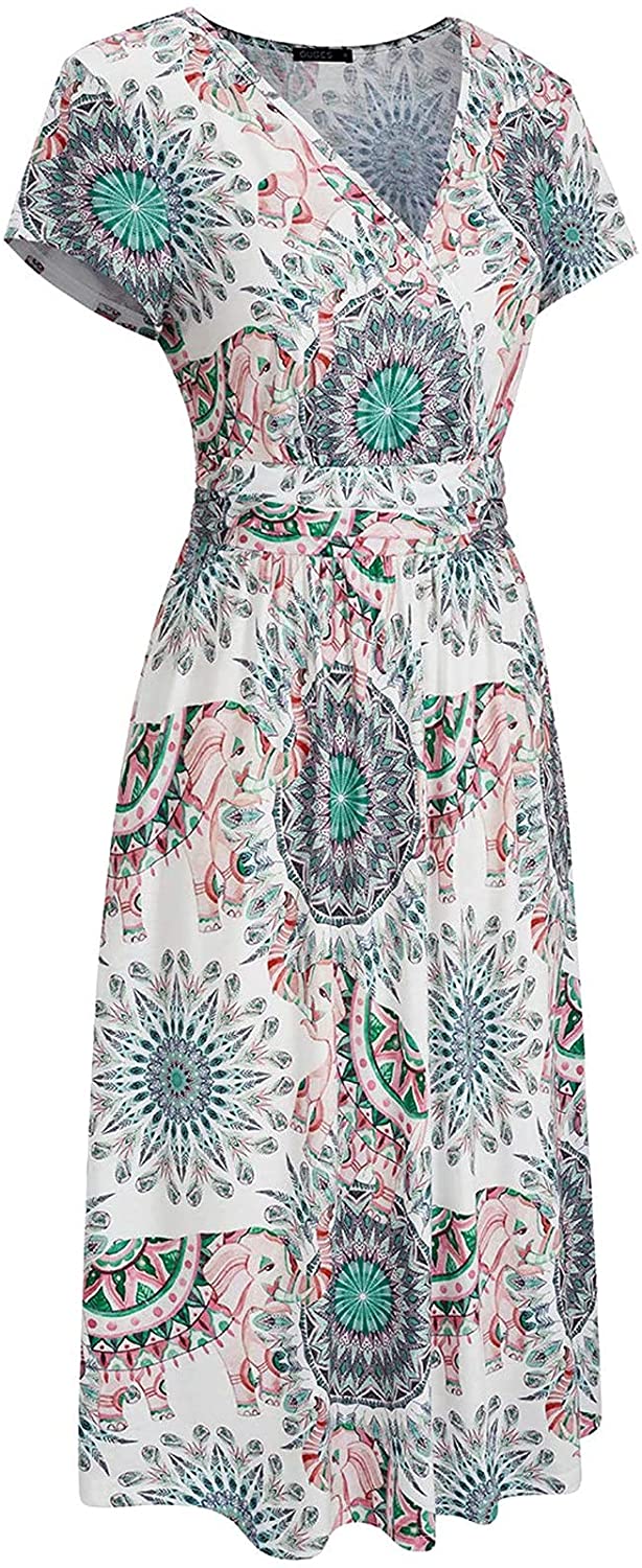 WYTong Women Summer Casual Sleeveless Mini Plain Pleated Tank Vest Dresses Beach Maxi Dress