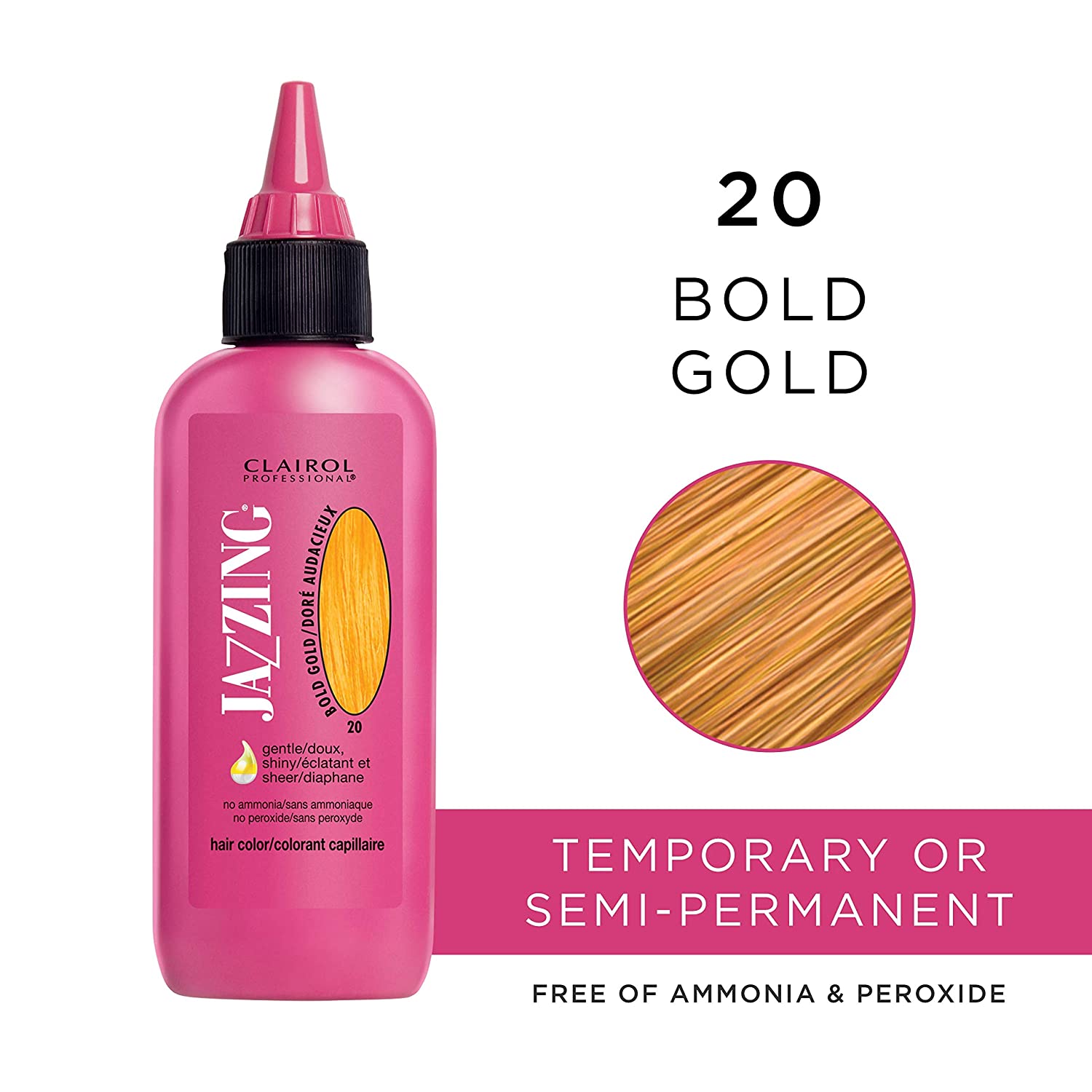 Clairol Professional Jazzing Semi Permanent Hair Color for Gray Coverage