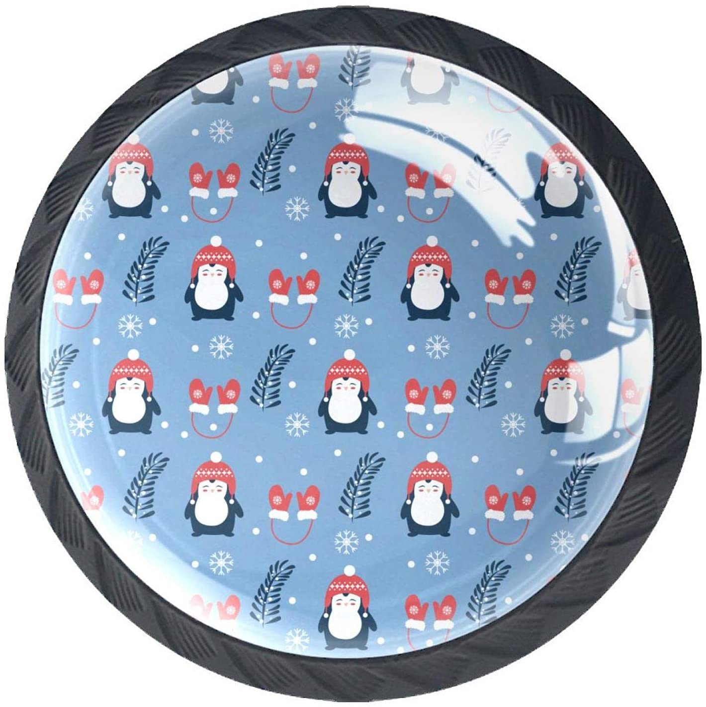 Christmas Penguin-01 for Drawer, Dresser, Cabinet 4 PCSPulls Handles