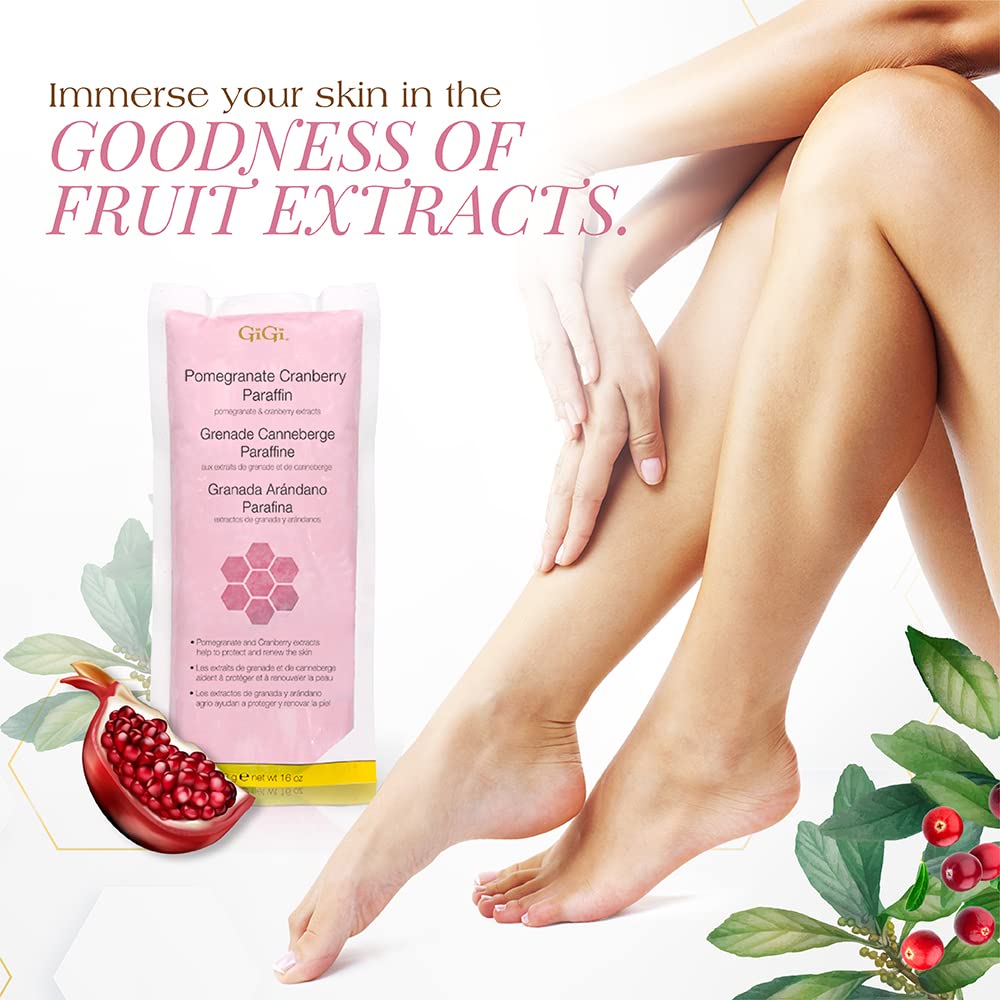 GiGi Paraffin Wax Pomegranate Cranberry 16oz