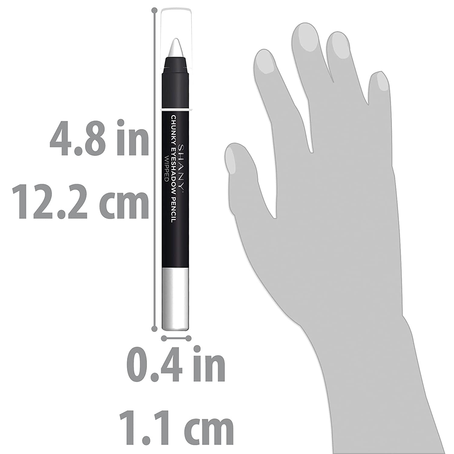 SHANY Chunky Eyeshadow Eye Pencil With Vitamin E & Aloe Vera - WHIPPED
