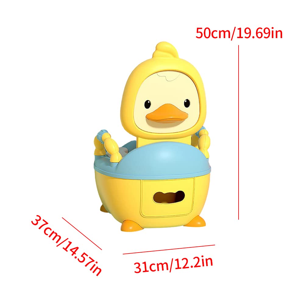 Potty Training Seat Potty Chair Toddler Toilet Seat for Girls Boys with PVC Soft Pad Cute Cartoon To