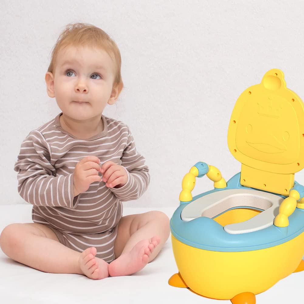 Potty Training Seat Potty Chair Toddler Toilet Seat for Girls Boys with PVC Soft Pad Cute Cartoon To
