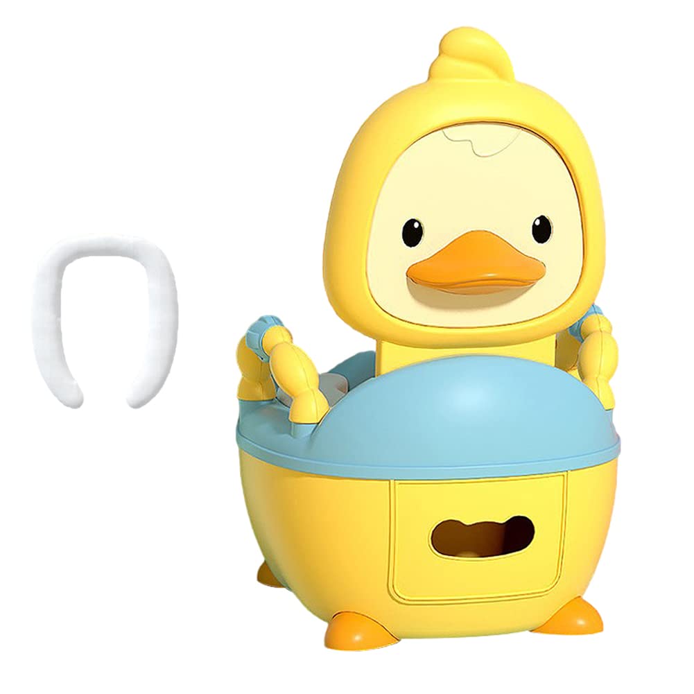 Potty Training Seat Potty Chair Toddler Toilet Seat for Girls Boys with PVC Soft Pad Cute Cartoon To