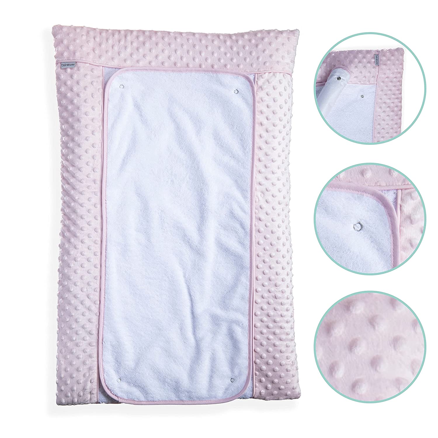 Dimple Luxury Changing Mat - Pink