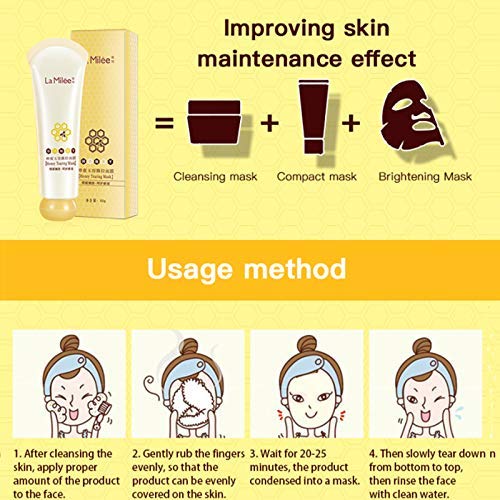 Blackhead Remover Peel Off Mask Deep Pore Acne Cleansing Facial Mask Nose Smearing Clay Moisturizing