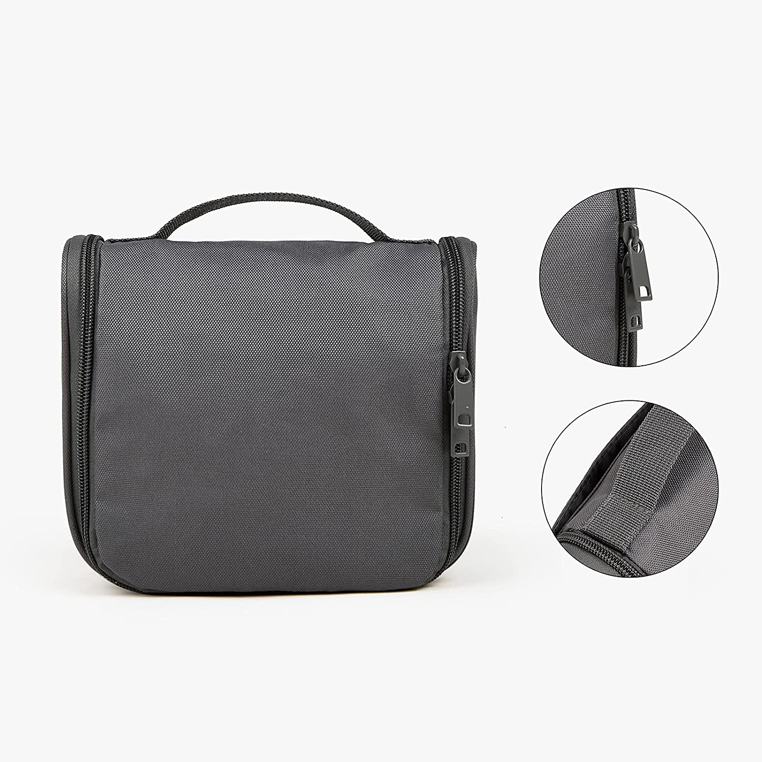 Toiletry Bag with Hanging Hook, Travel Organizer for Men and Women, Cosmetic Bag for Skincare Produ