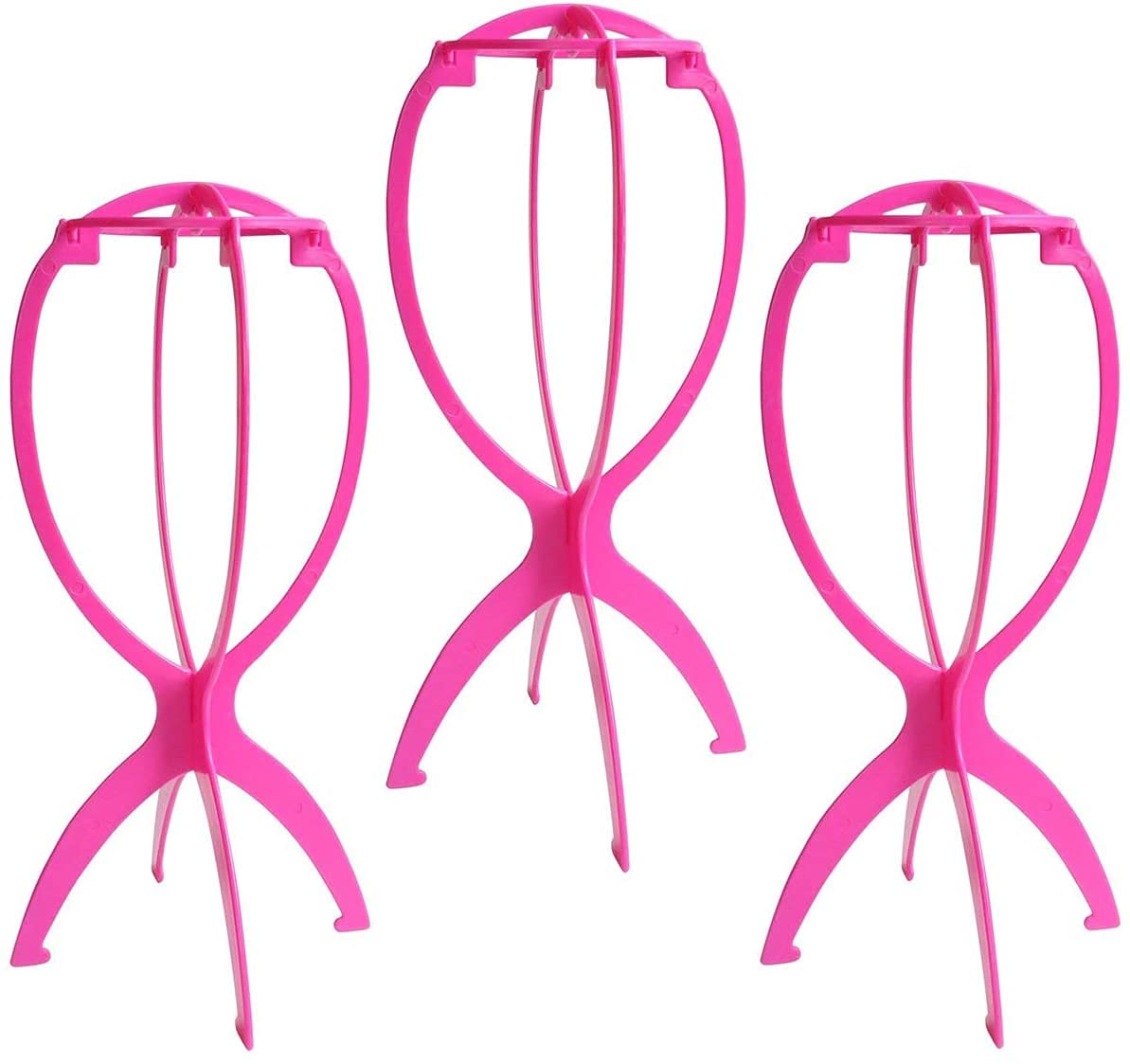 Dreamlover Wig Head Stands for Wigs, Wig Holder Stands for Female, 3 Pack