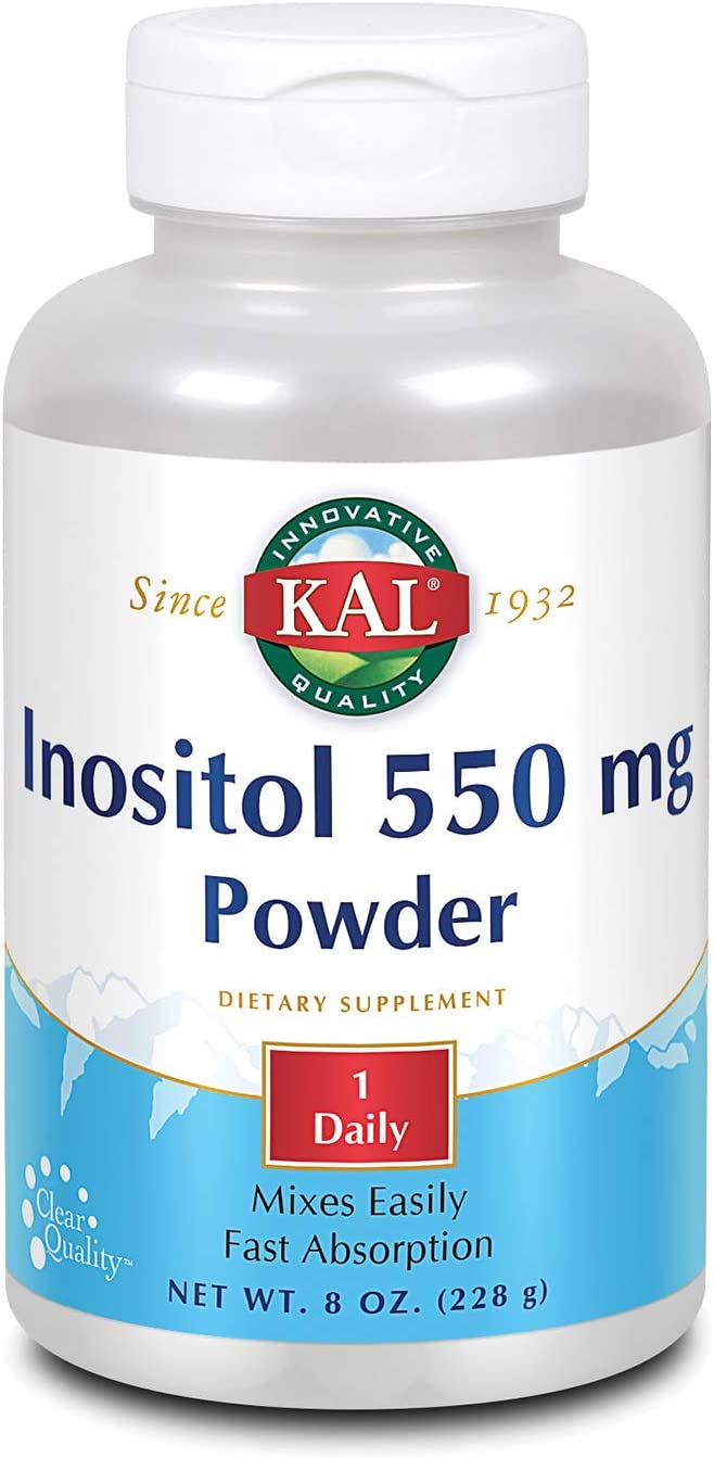 KAL Inositol Powder 550mg | Brain, Nervous System & Mood Support, Healthy Glucose Metabolism | 8oz, 