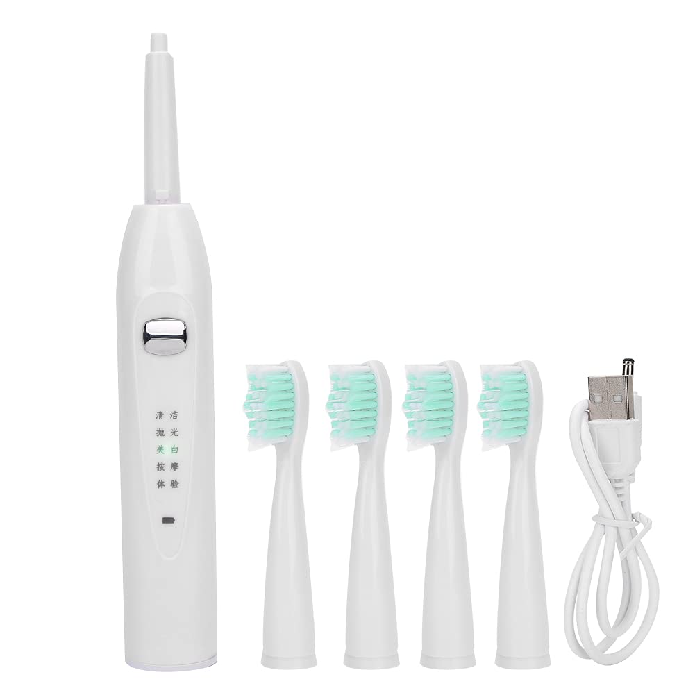 Electric Sonic Toothbrush, USB Rechargeable Electric Toothbrush, Soft Hair Waterproof Ultra Whitenin