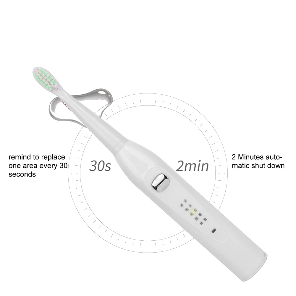 Electric Sonic Toothbrush, USB Rechargeable Electric Toothbrush, Soft Hair Waterproof Ultra Whitenin