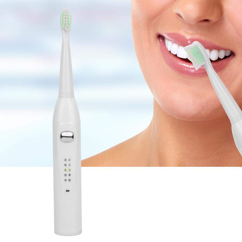Electric Sonic Toothbrush, USB Rechargeable Electric Toothbrush, Soft Hair Waterproof Ultra Whitenin