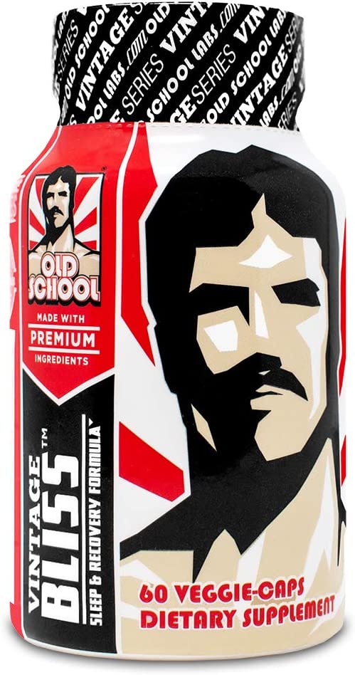 Vintage Bliss Melatonin Sleep Supplement - Deep Sleep Promoting Muscle Recovery Supplement - Melaton