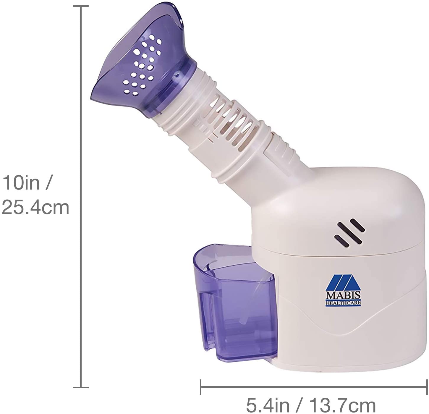 MABIS Facial Steamer, Steam Inhaler, Personal Humidifier, Vaporizer or Vocal Steamer with Aromathera