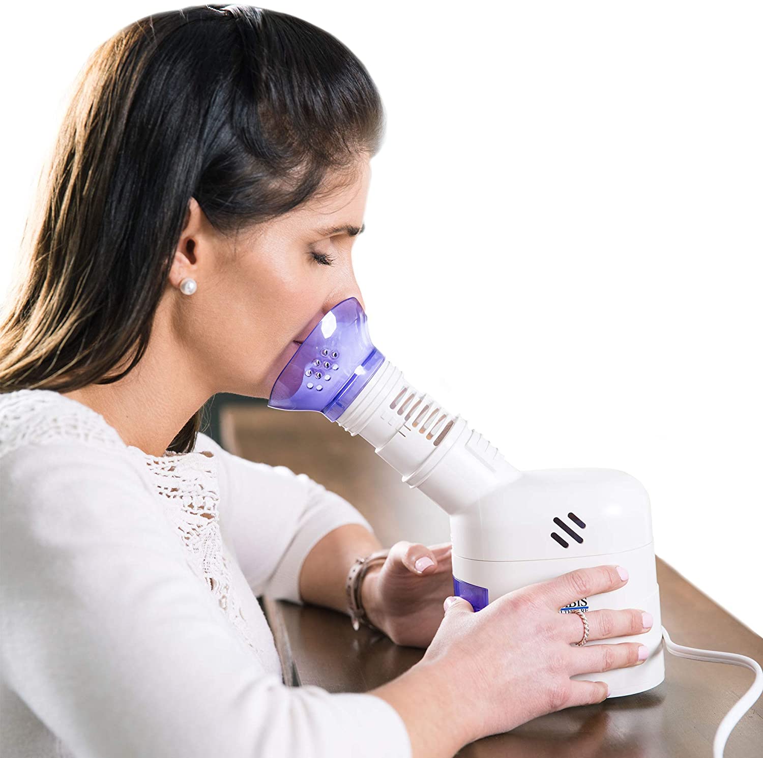 MABIS Facial Steamer, Steam Inhaler, Personal Humidifier, Vaporizer or Vocal Steamer with Aromathera