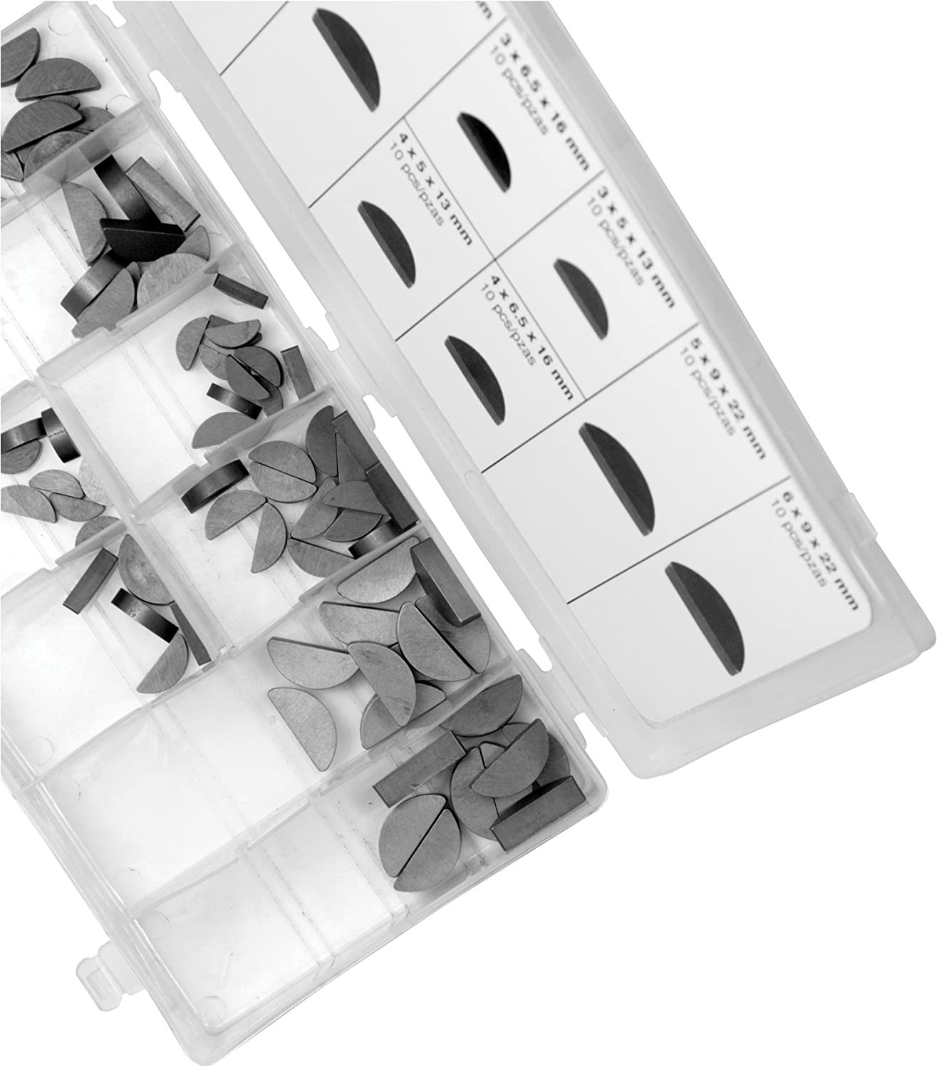 Performance Tool W5341 80pc Woodruff Key Assortment Metric