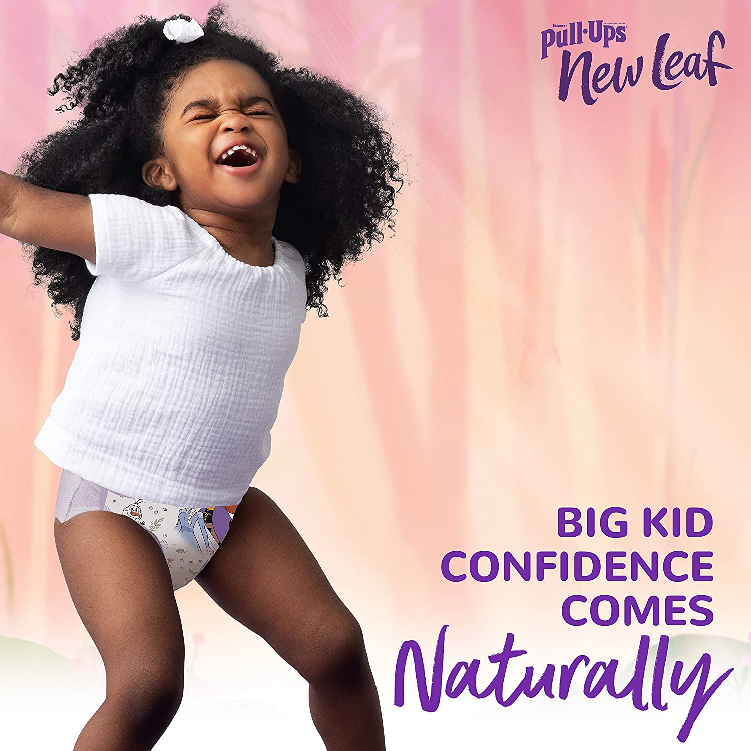 Pull-Ups New Leaf Girls' Potty Training Pants Training Underwear, 4T-5T, 14 Ct