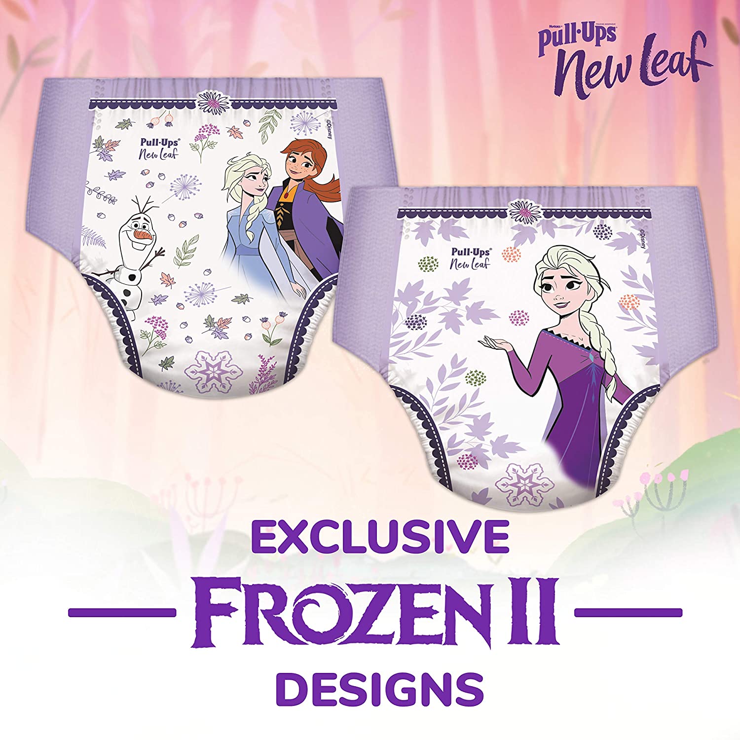 Pull-Ups New Leaf Girls' Potty Training Pants Training Underwear, 4T-5T, 14 Ct