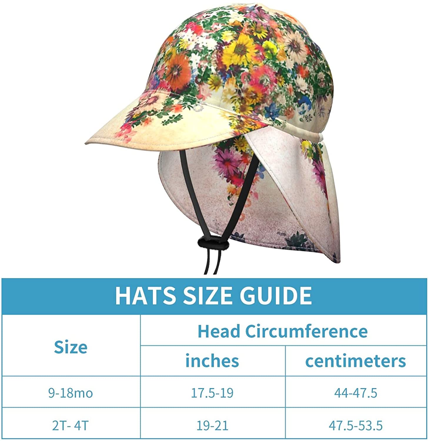 Kids Sun Hat Summer Play Hat Wide Brim Sun Protection Caps for Baby Infant Bucket Hat