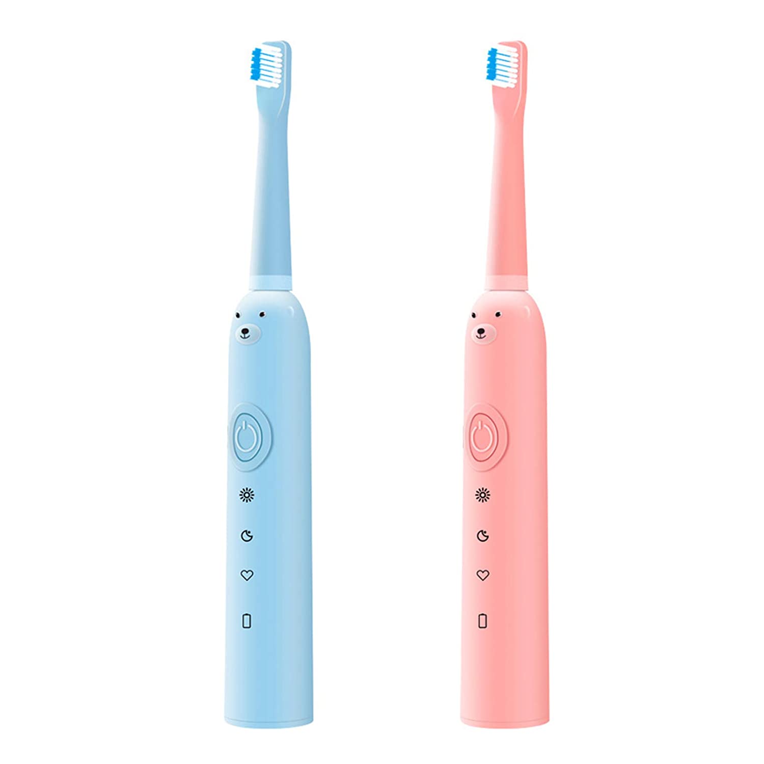 SunshineFace Electric Toothbrush, IPX6 Waterproof Rechargeable Toothbrush 3 Working Modes and 4 Spar