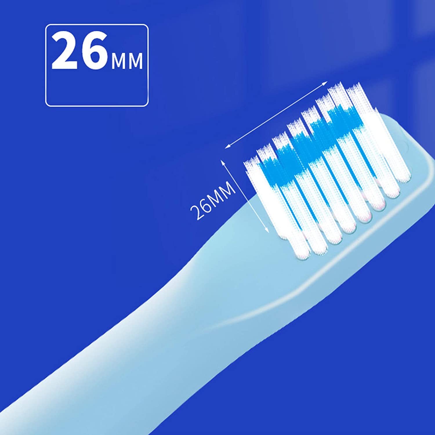 SunshineFace Electric Toothbrush, IPX6 Waterproof Rechargeable Toothbrush 3 Working Modes and 4 Spar