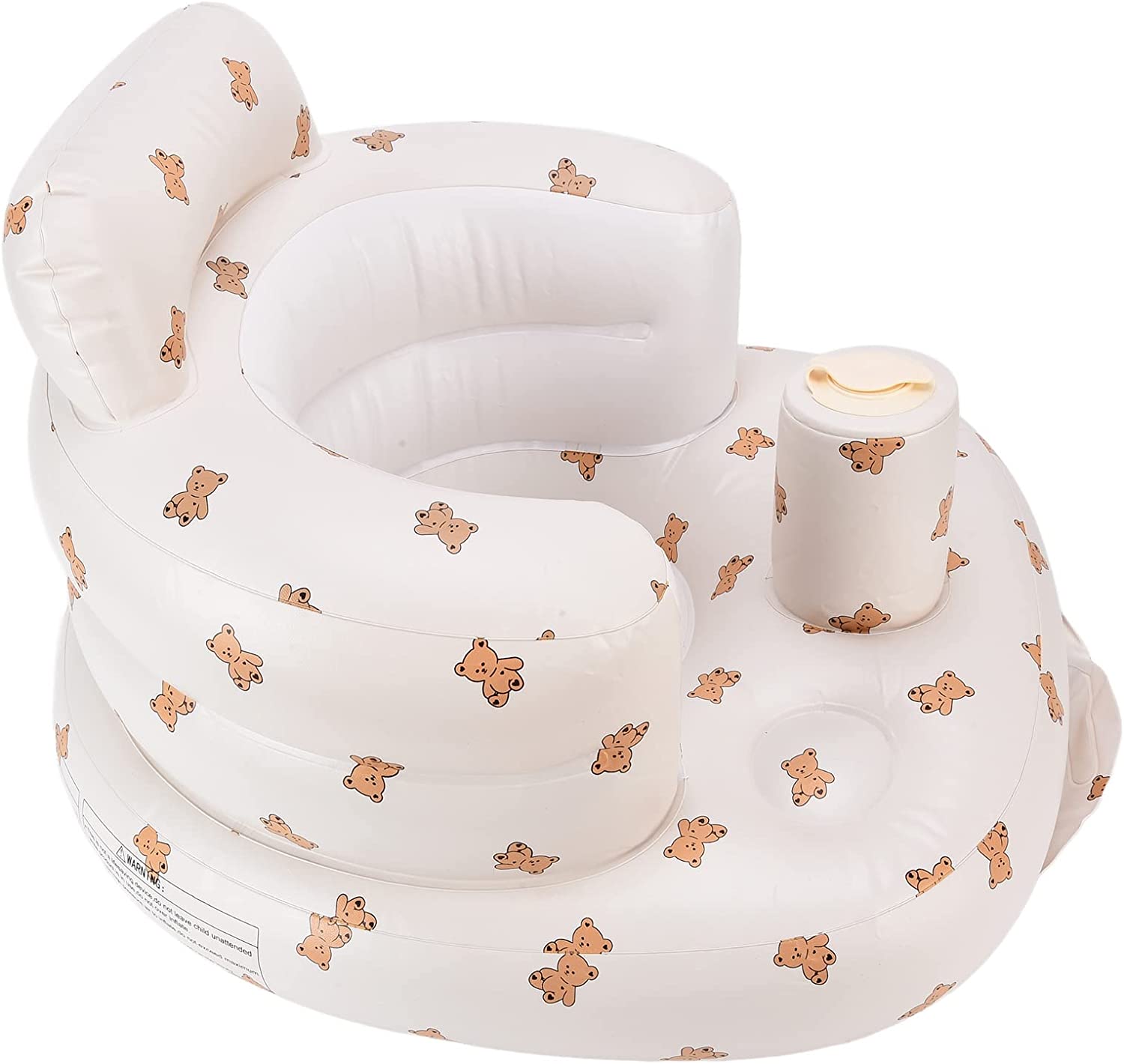 Inflatable Bathroom Sofa, Waist Protection Multifunctional Baby Eating Chair Portable Easy Feeding f