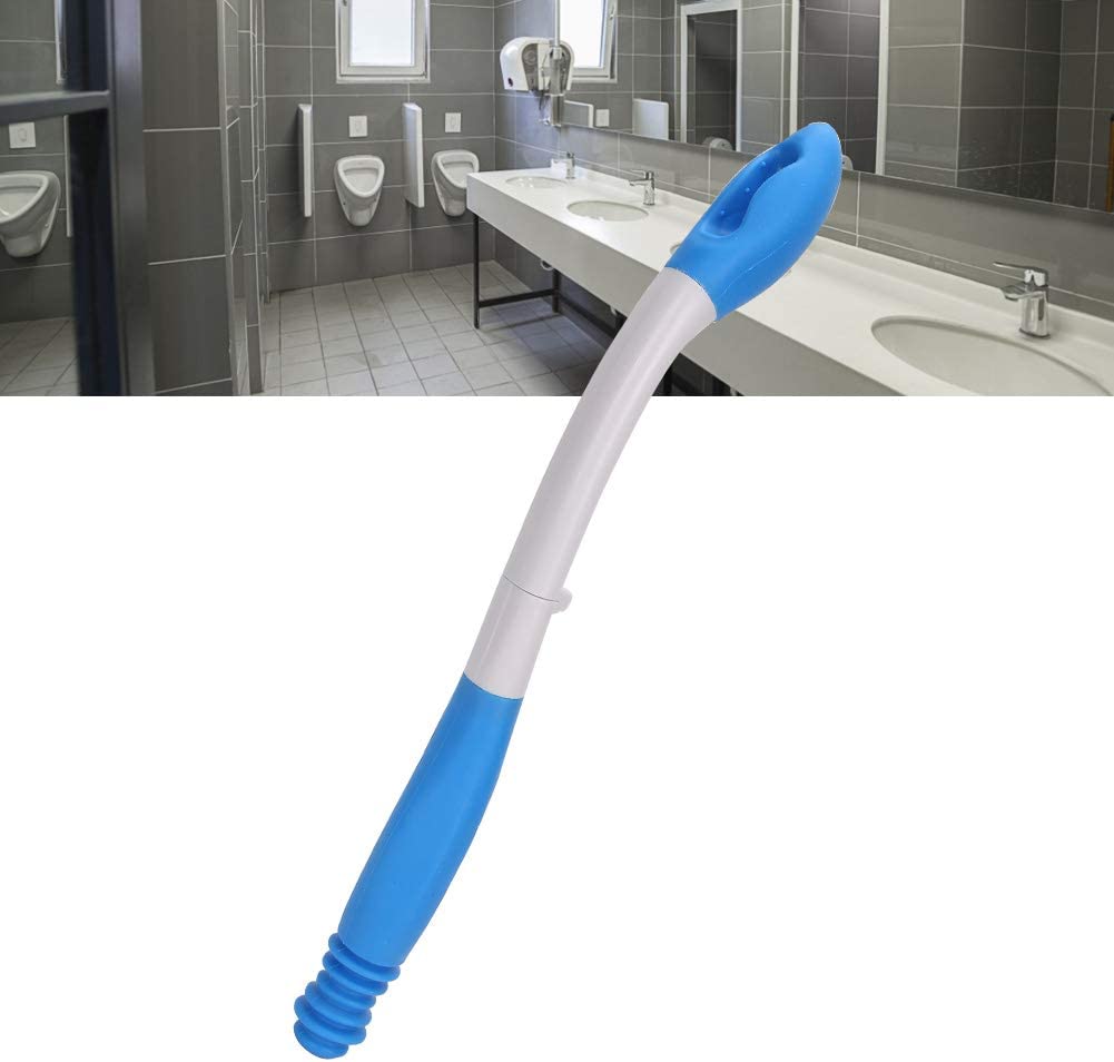 Self Wipe Aid, Long Bottom Wiper Aid Foldable Comfort Wiper with a Storage Bag for Inconvenient Occa