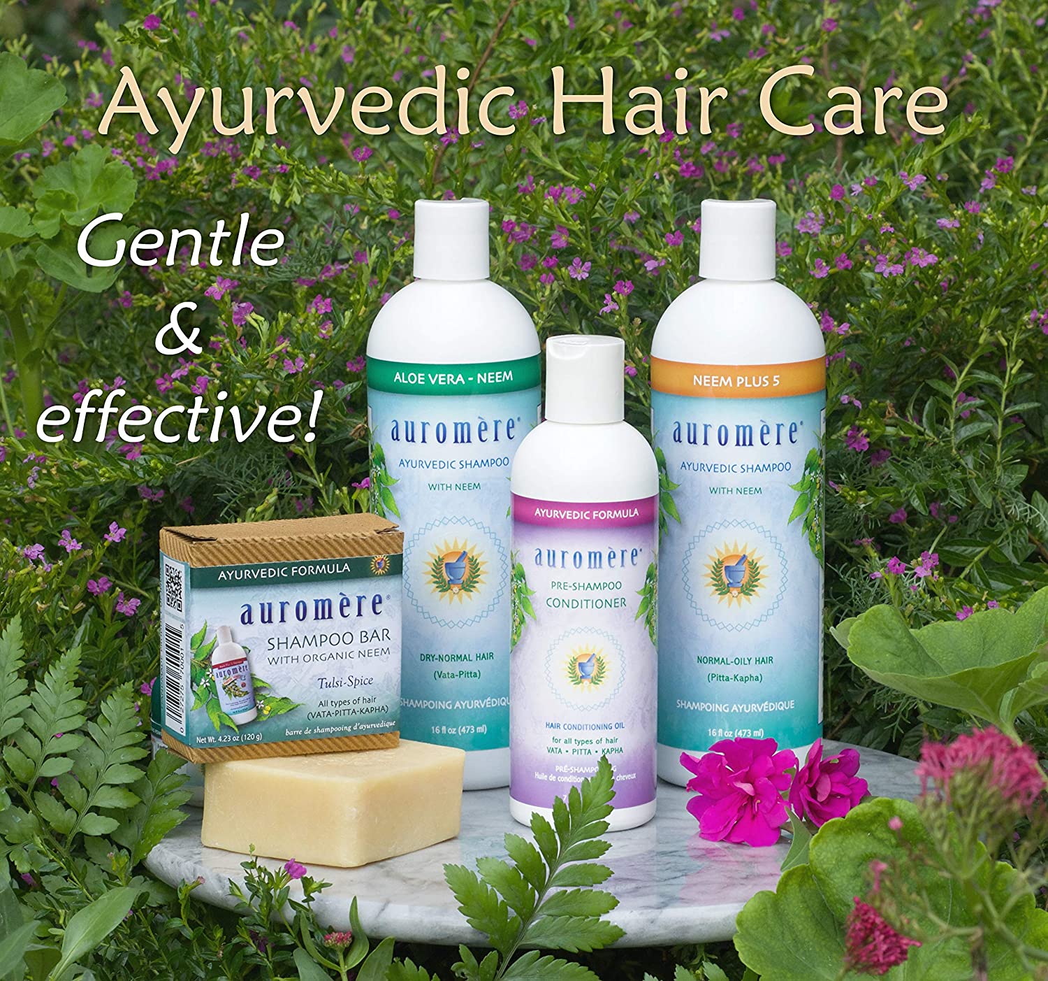 Auromere Ayurvedic Shampoo Bar - Eco Friendly, Handmade, Vegan, Cruelty Free, Natural, Non GMO, All