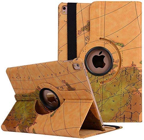 Case for iPad 2017/2018 New iPad , MeiLiio PU Leather Slim Smart Cover 360 Degree Rotating Stand Fli