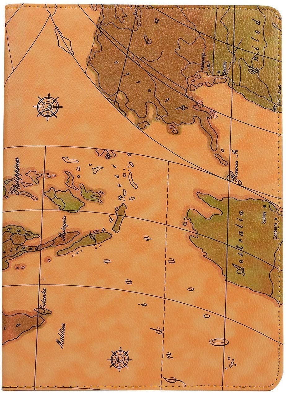 Case for iPad 2017/2018 New iPad , MeiLiio PU Leather Slim Smart Cover 360 Degree Rotating Stand Fli