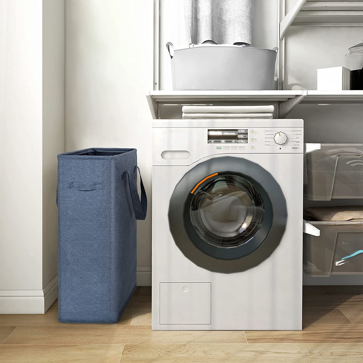 Chrislley Slim Laundry Hamper Hampers for Laundry Collapsible Laundry