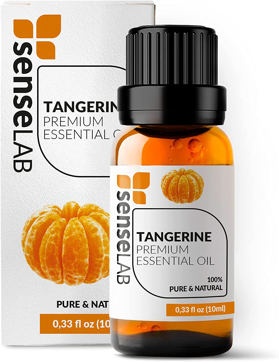 SenseLAB Tangerine Essential Oil - 100 % Pure Extract Tangerine Oil Therapeutic Grade - Relaxation, 