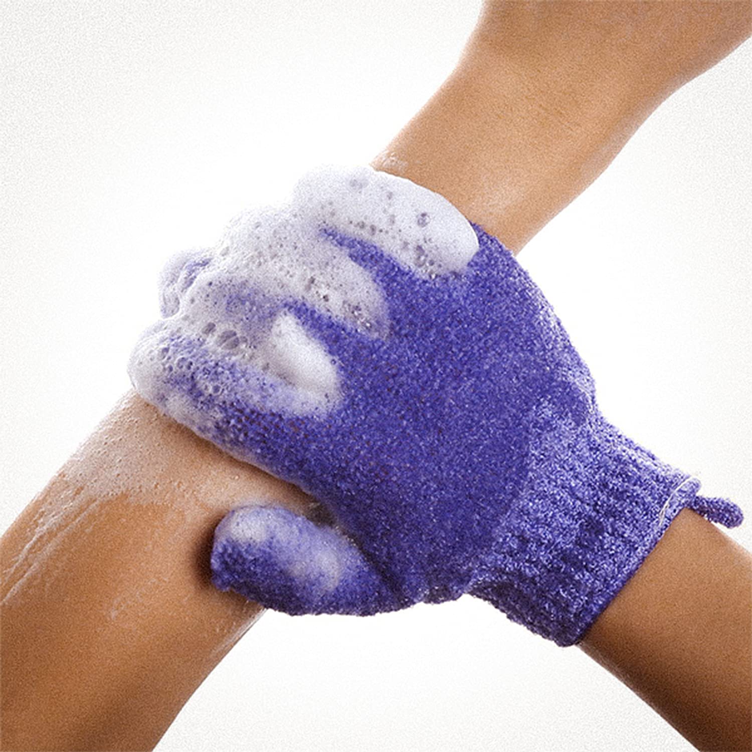 Exfoliating Gloves - Flexible Exfoliating Body Scrub Gloves For Use In Shower - Our Machine Washable