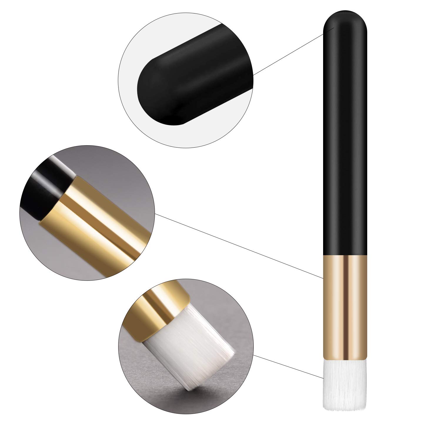 10 Pcs Cosmetic Brushes Peel Off Blackhead Brush Remover Tool Nose Cleaning Washing Brush Lash Clean