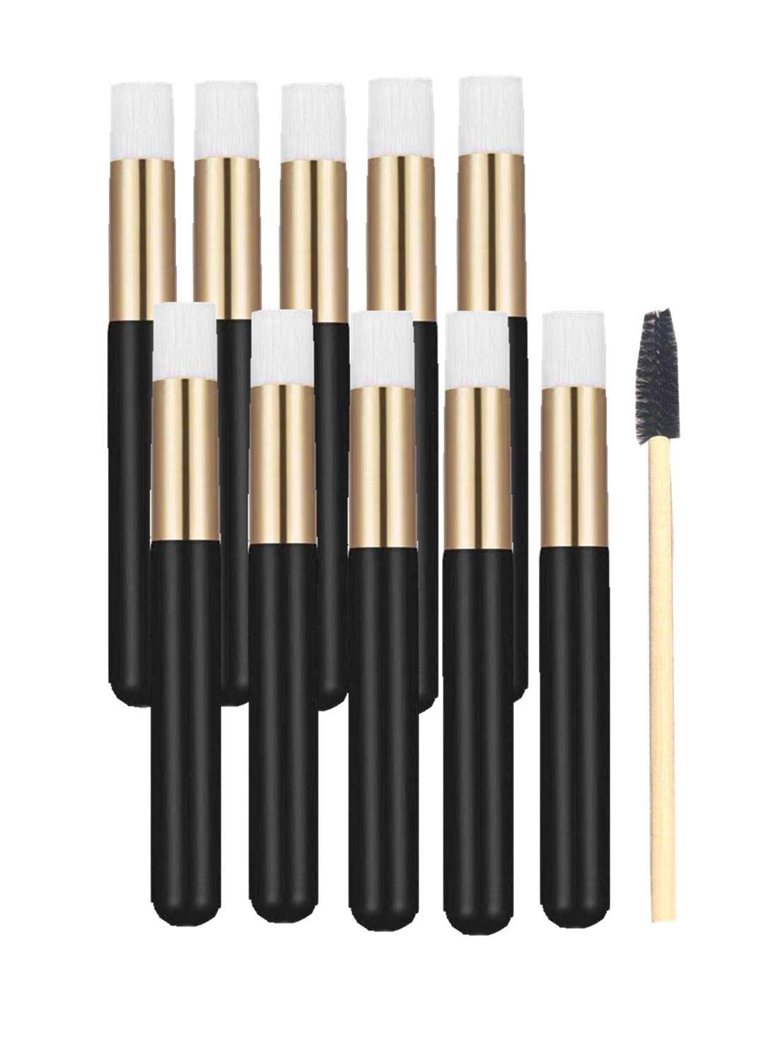 10 Pcs Cosmetic Brushes Peel Off Blackhead Brush Remover Tool Nose Cleaning Washing Brush Lash Clean
