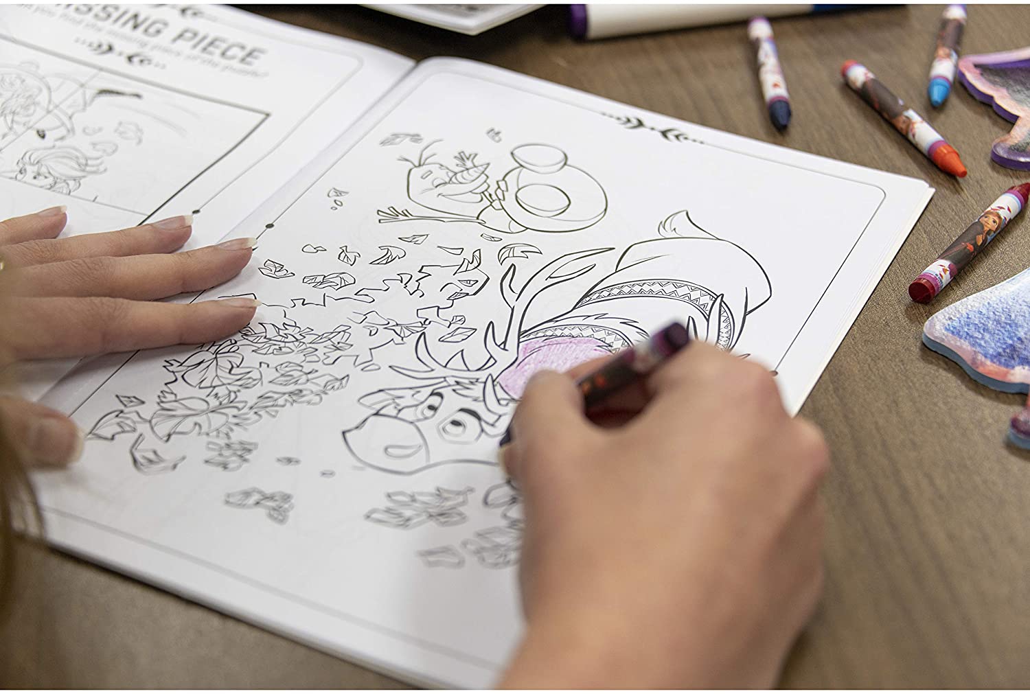 Disney Frozen 2 Elsa and Anna Giant 192-Page Coloring and Activity Book with Over 100 Stickers and a